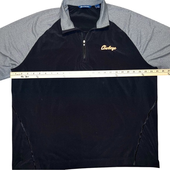 Cutter & Buck 3/4 zip Cowboys size XL - Picture 6 of 7